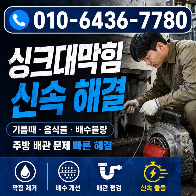 동해면 하수구막힘 빠른출동 3