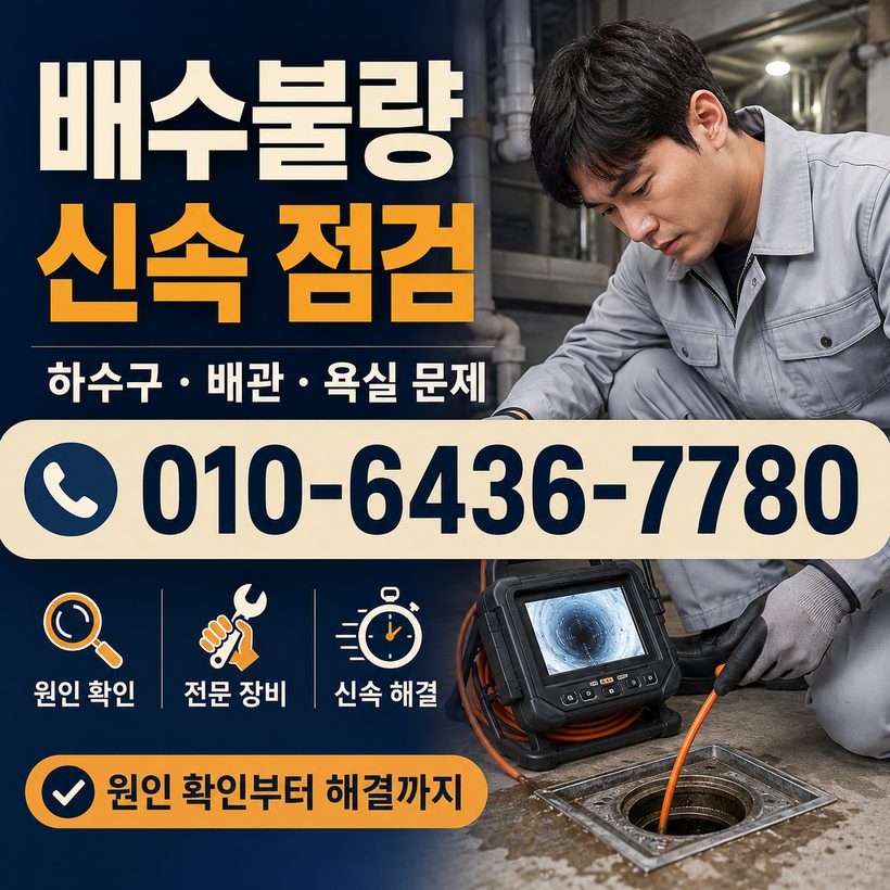 진례면 하수구막힘 빠른출동 1