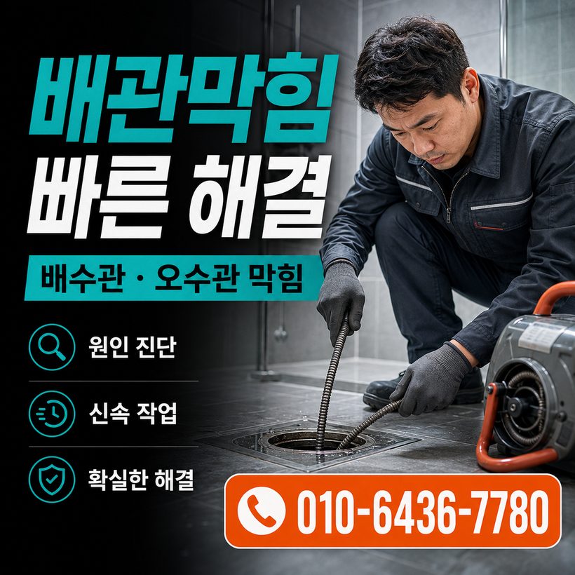 남부면 하수구막힘 빠른출동 5