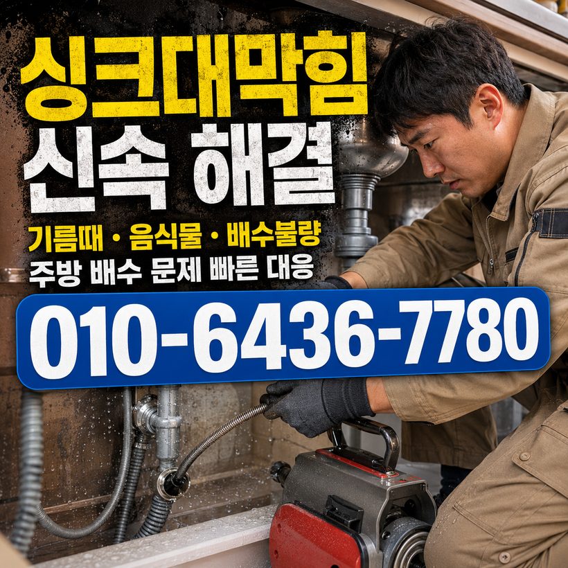 대동면 하수구막힘 빠른출동 1