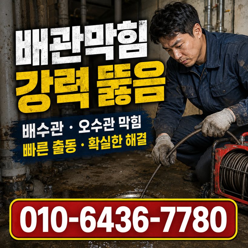 회화면 지역 세면대뚫음 관련 이미지