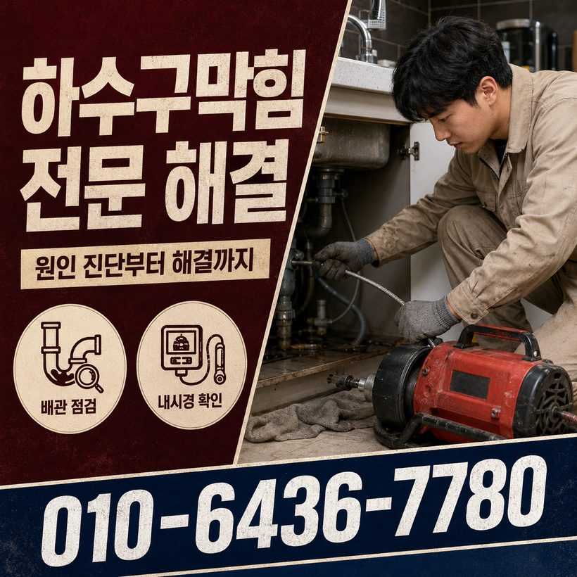 둔덕면 하수구막힘 빠른출동 5