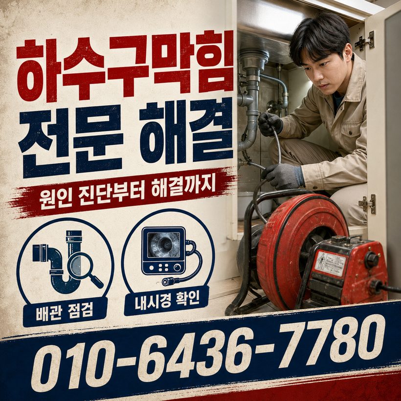 거제면 하수구막힘 빠른출동 2