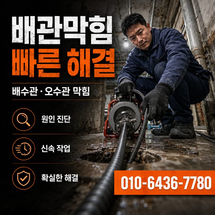 둔덕면 하수구막힘 빠른출동 4